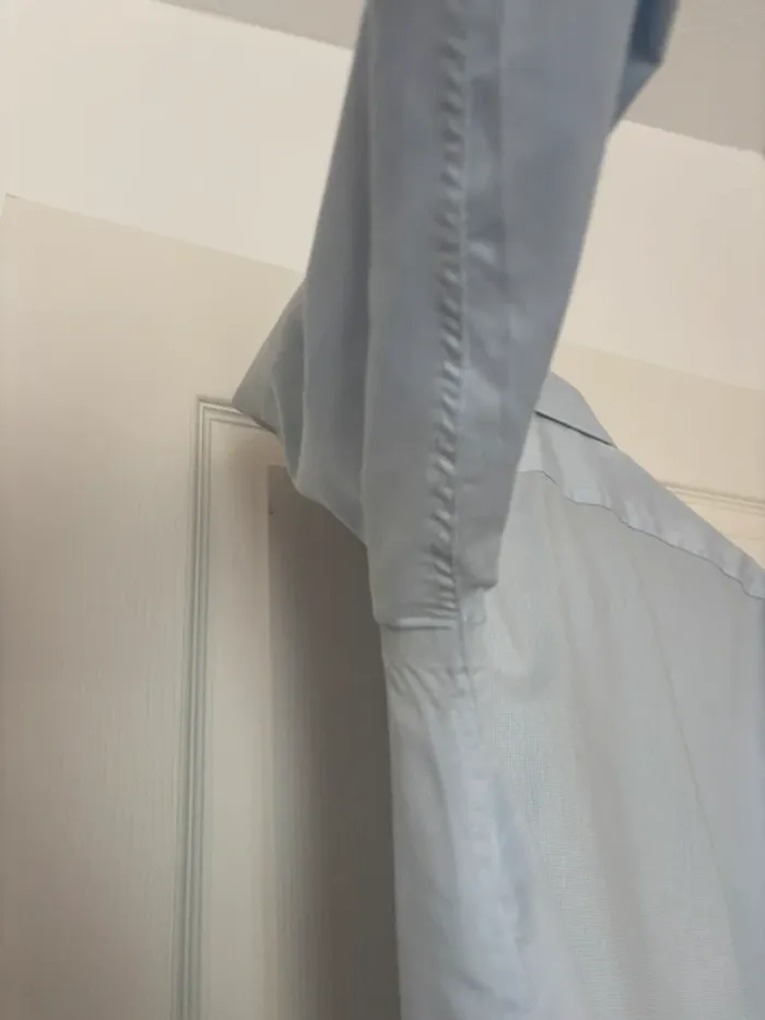 Chemise bleu clair Slim fit Celio taille M - photo numéro 10