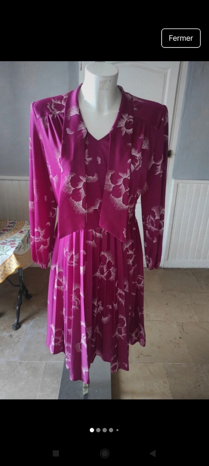 Très belle robe vintage f66 - photo numéro 2