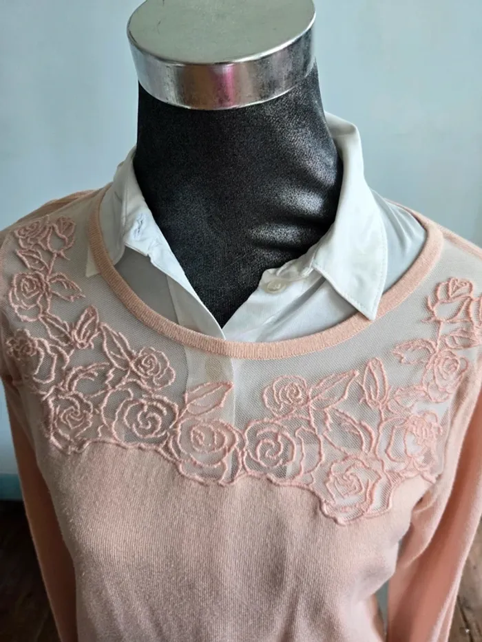 Très jolie pull mi-saisson Anne Weyburn. - photo numéro 4