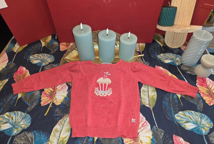 Pull rouge 2 ans