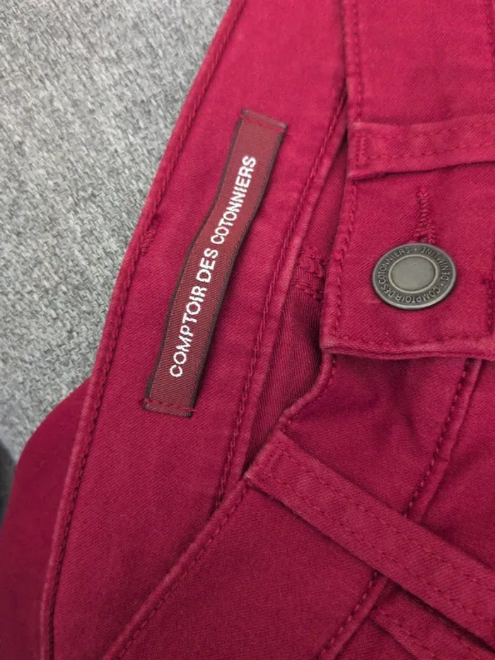 Pantalon Comptoir des Cotonniers - Taille 34 - 100% coton - Neuf avec étiquette - photo numéro 4