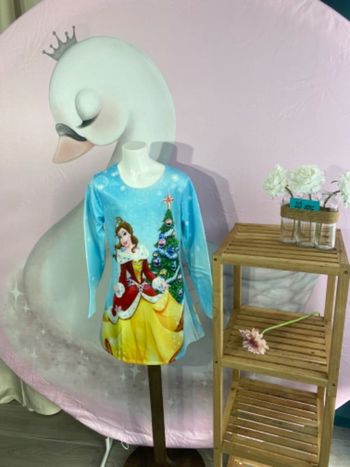 Robe fille 10 ans princesse Belle  Noël