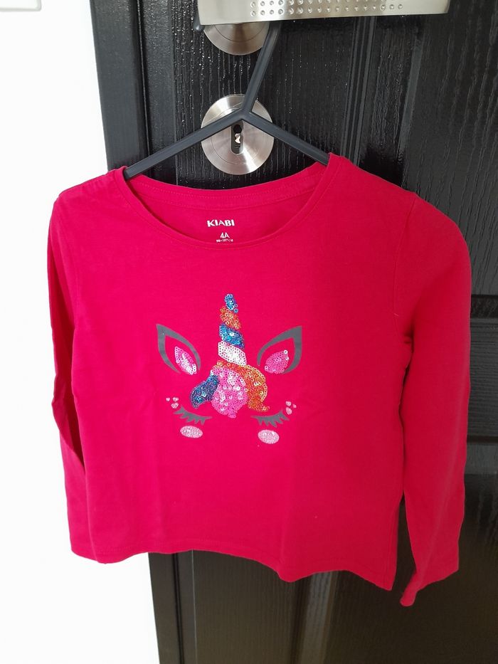 Lot T-shirts fille 4ans - photo numéro 4