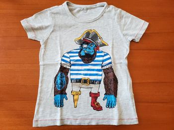 T-shirt singe pirate 3ans