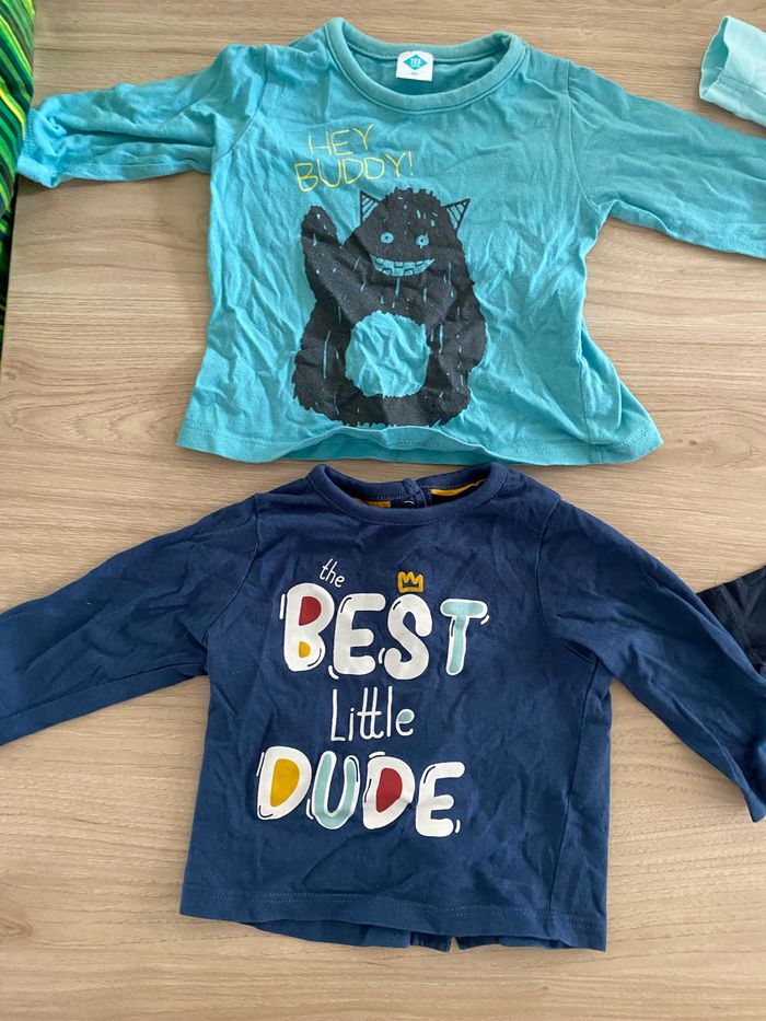 Lot de 2 tee shirt manche longues 3 mois