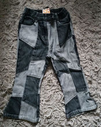 Jean gris clair et foncé 86cm