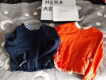 Lot de 2 vestes mi saison 4/5 ans