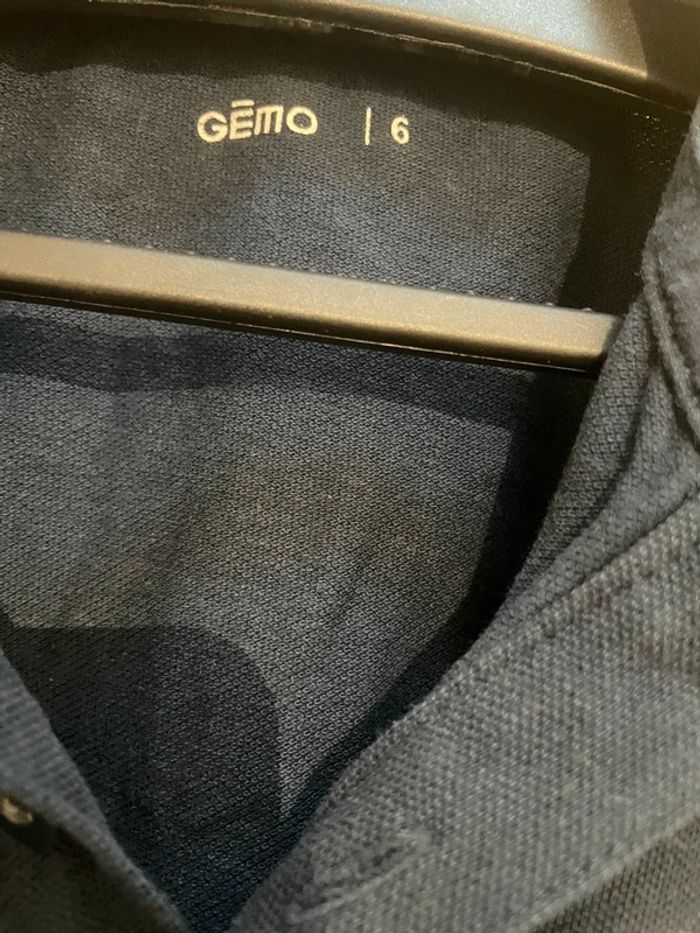 Polo uni bleu marine 6 ans - photo numéro 2