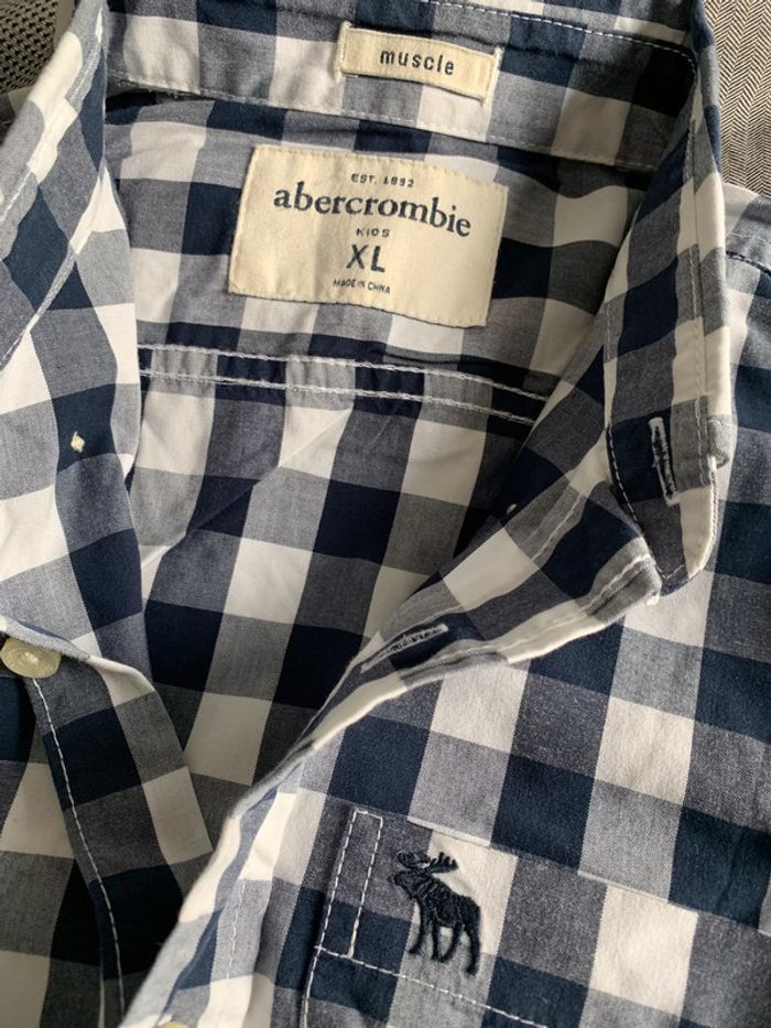 Chemise à carreaux Abercrombie kids - photo numéro 4
