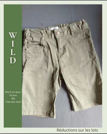 ☀️ Short en Jean Kaki – RR ☀️