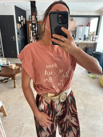 T-shirt vintage oversize coton bio