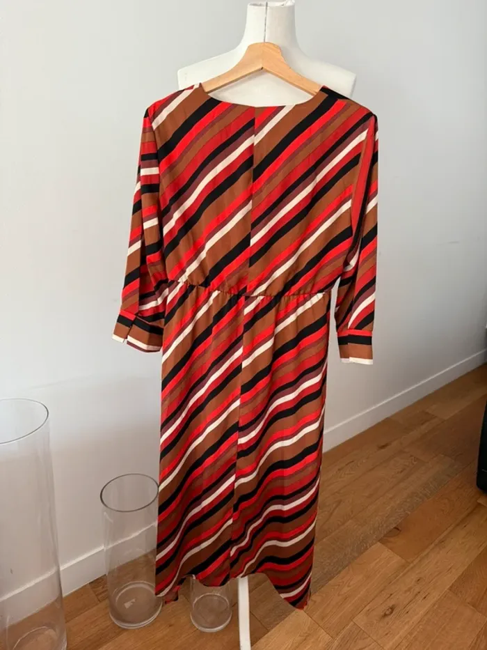 Jolie robe S/M à rayures tendance - photo numéro 4