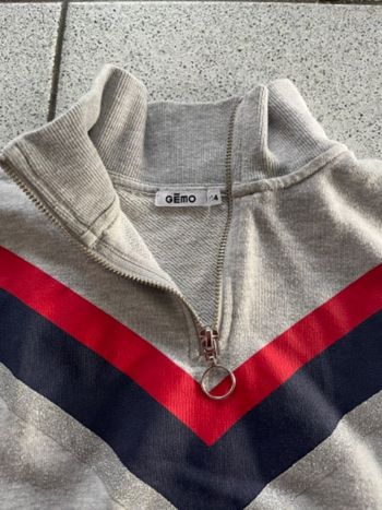 Pull col surélevé à fermeture