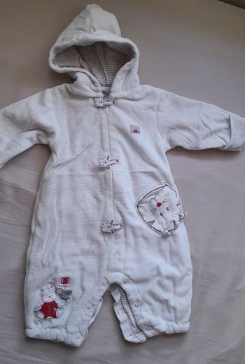 Combi manteau barboteuse Mixte avec mains protégés 6-9 mois