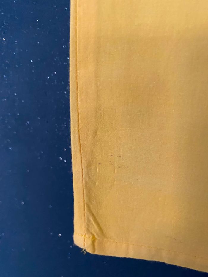 Top blouse vintage jaune tournesol 100% coton - photo numéro 5