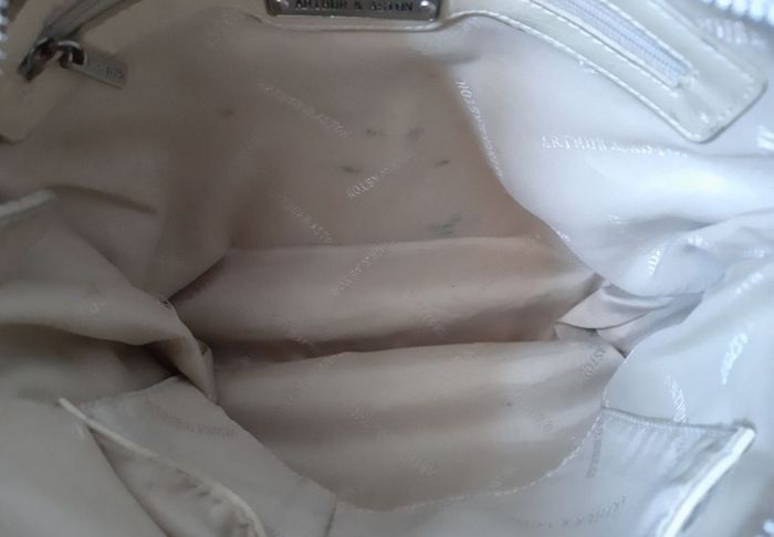 Sac à main en cuir crème - Arthur & Aston - photo numéro 6