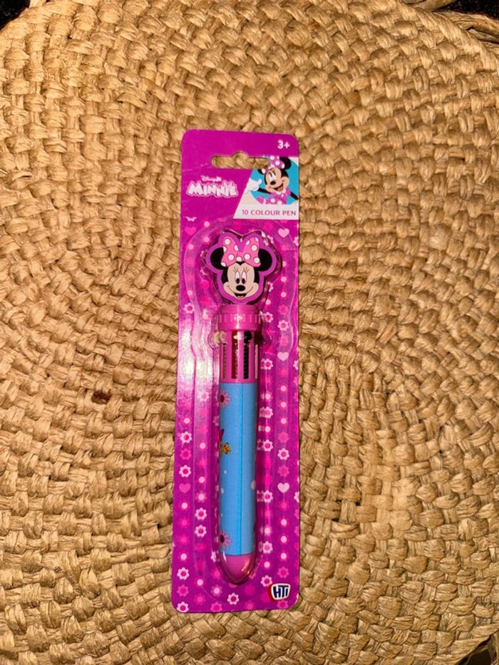 Stylos 10 couleurs Minnie Disney neuf - photo numéro 2