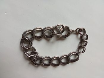Bracelet argenté grosse chaine