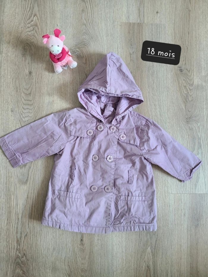 Manteau mi saison fille 18 mois