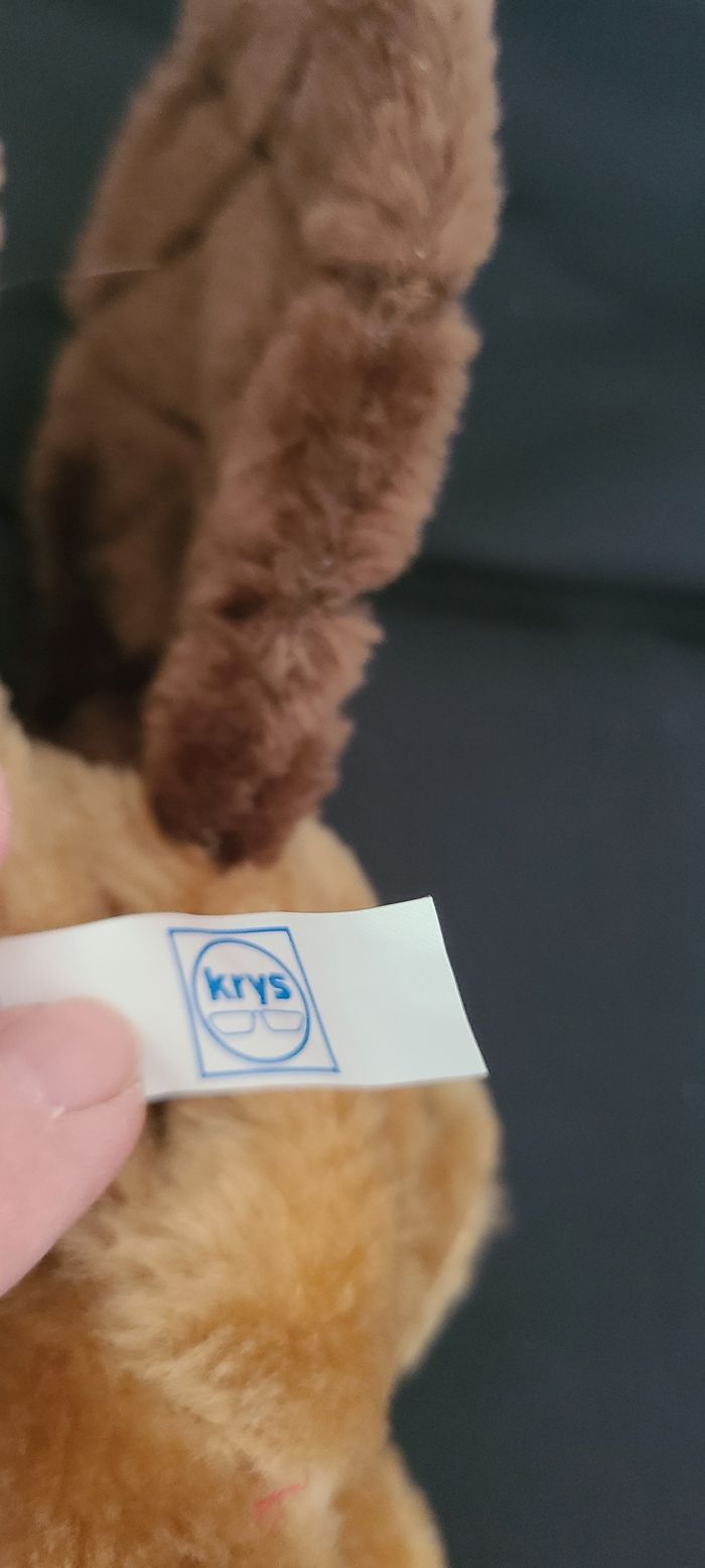 doudou marionnette castor , marmotte krys - photo numéro 2