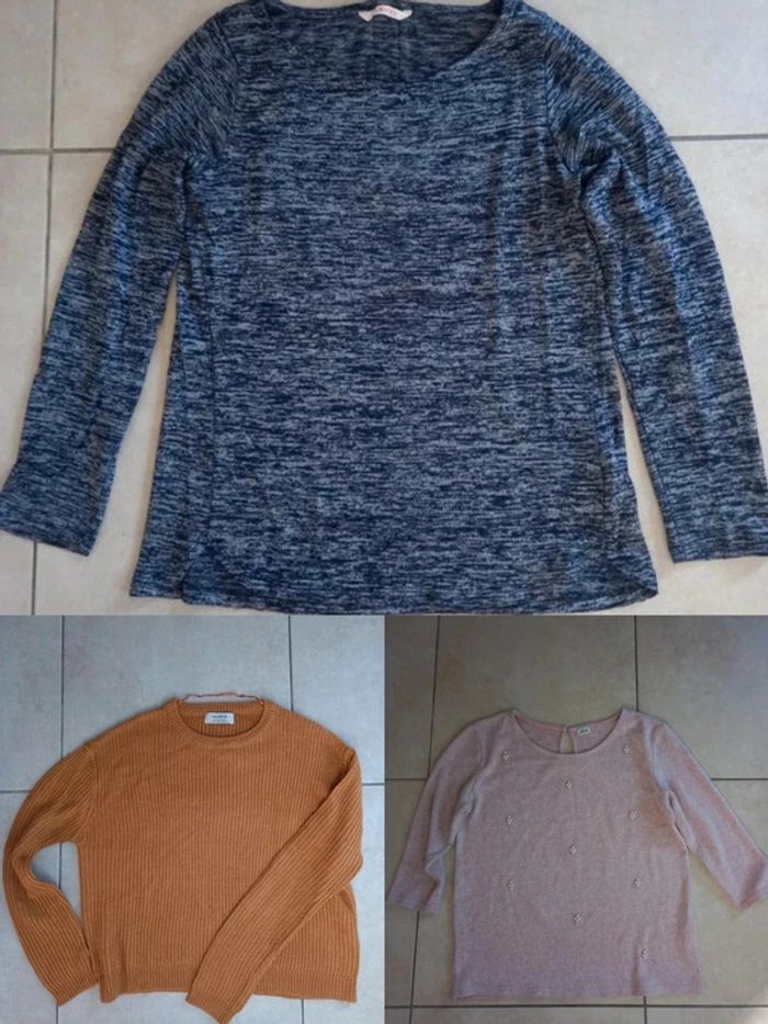Lot de 3 pulls Taille M