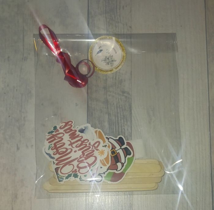 Cake a topper pour bûche de Noël - photo numéro 2