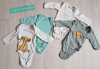 Lot body 1 mois - bébé garçon