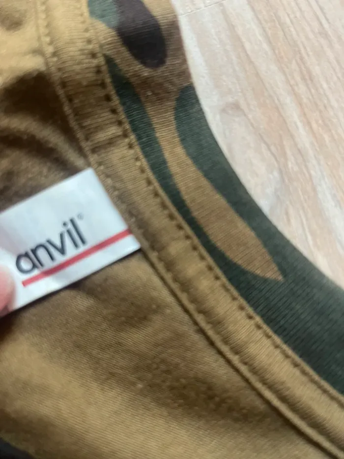 tee shirt anvil militaire - photo numéro 3