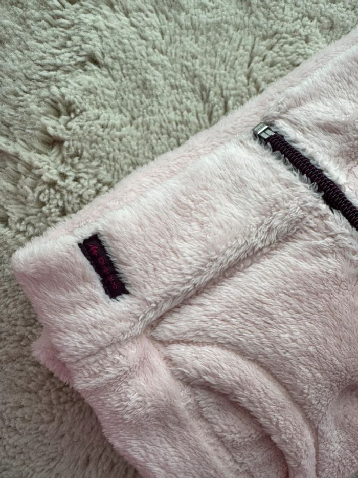 🧥Veste à capuche tout doux rose - fille 3-4 ans- très bon état - photo numéro 9