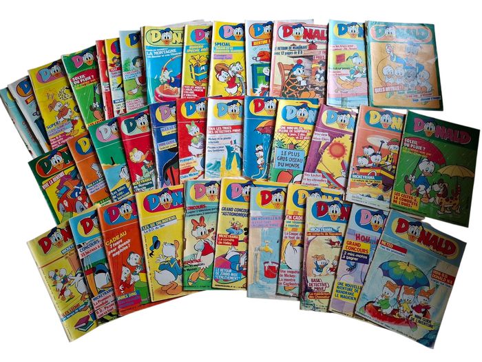 Lot de 37 anciens Donald Magazine