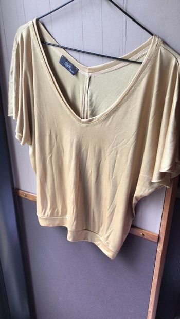 Top doré Taille S