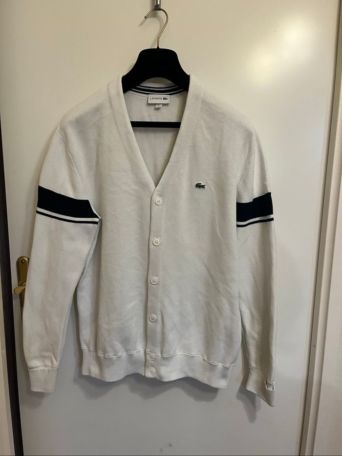 Cardigan pull Lacoste homme taille L