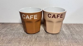 💕 2 petites tasses à café