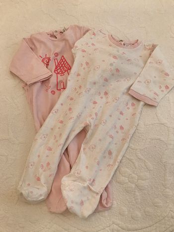 Lot de 2 Dors-bien pour fillette de 18 Mois