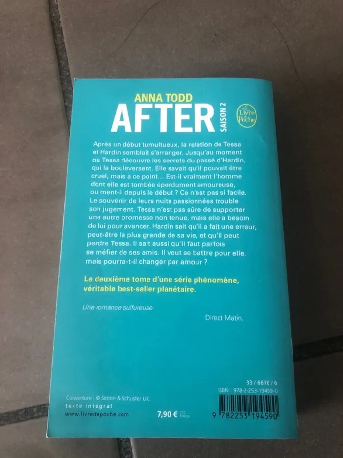 Livre after saison 2 edition poche 📕 - photo numéro 3
