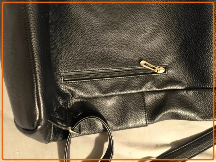 Sac à main (sac à dos) noir - photo numéro 3