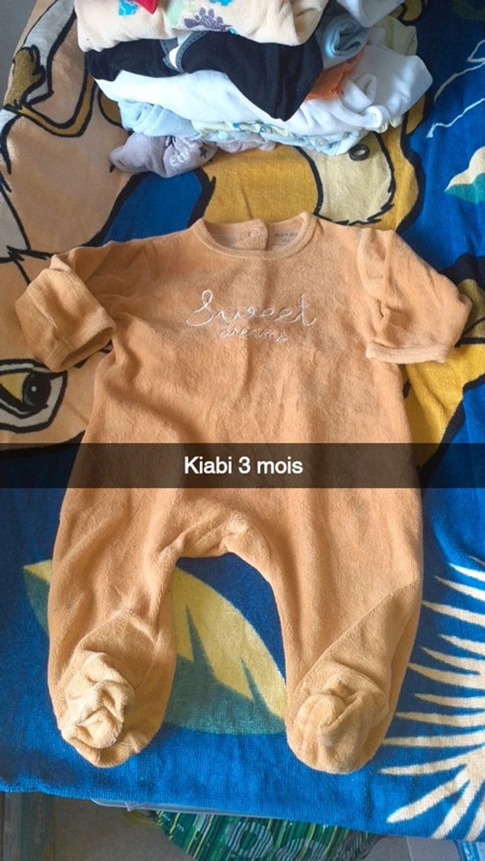 Lot de 10 pyjamas 3 mois - photo numéro 2