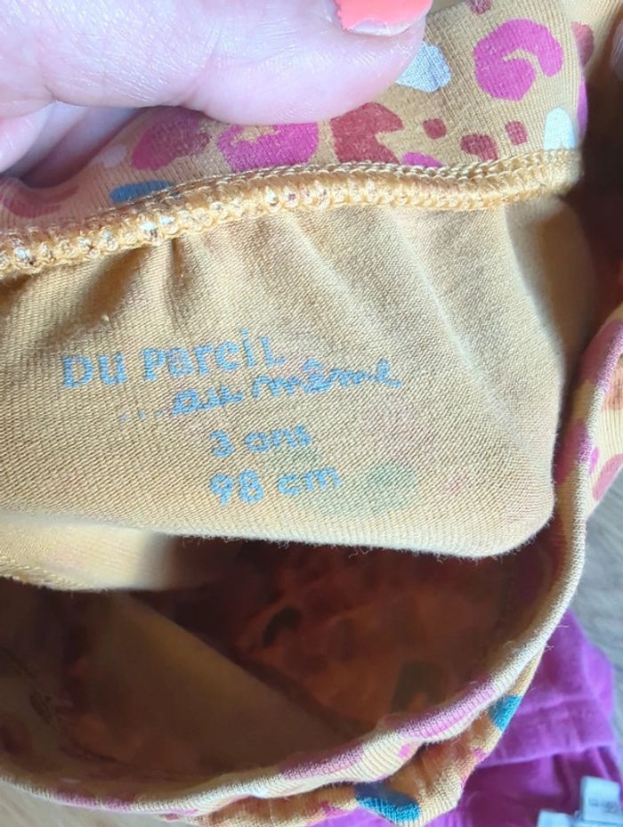 Lot de 2 caleçons leggings 3 ans - photo numéro 3