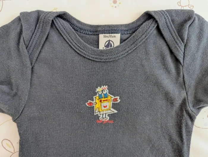 Lot de 2 bodies manches courtes Petit Bateau - photo numéro 4
