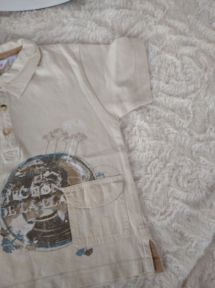 Polo tee shirt chemise manches courtes Garçon 3 ans Kid Kanai 100% coton - photo numéro 5