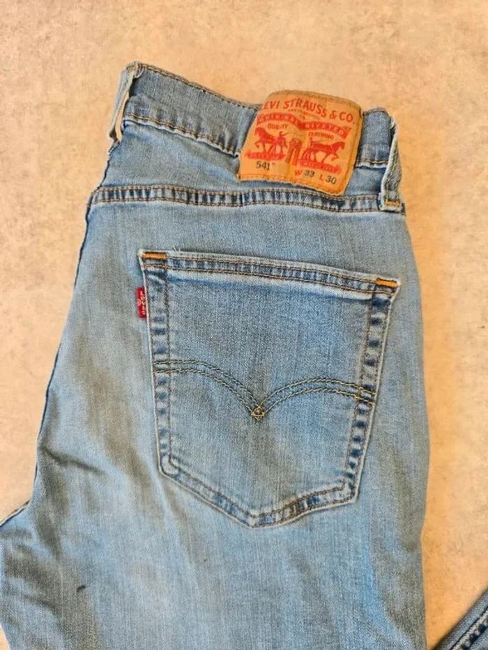 Jeans Levi's 541 W33 FR42 L30 coupe droite bleu Homme Men pan302b - photo numéro 2