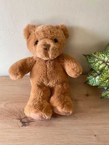 Doudou peluche ours marron extra doux doudou et compagnie