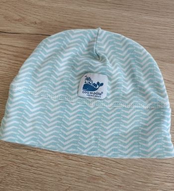 Bonnet naissance  - 43-49 cm - coq en pâte