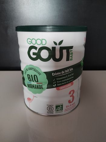 Lait 3 ème age Good goût