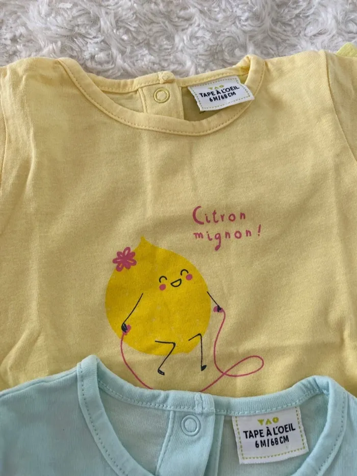 Lot de 4 tee shirt fille - photo numéro 3