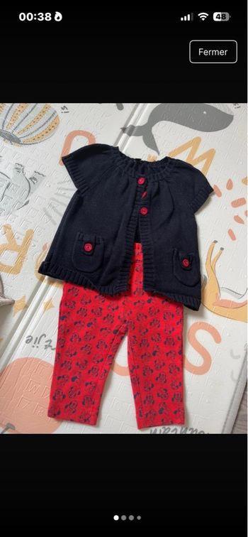 Lot de 3 ensembles 6 mois