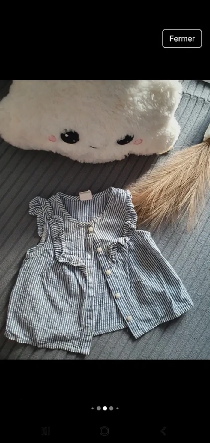 Lot vetements été bébé fille 6 mois - photo numéro 5