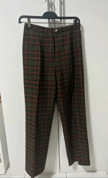 Pantalon à carreau élégant