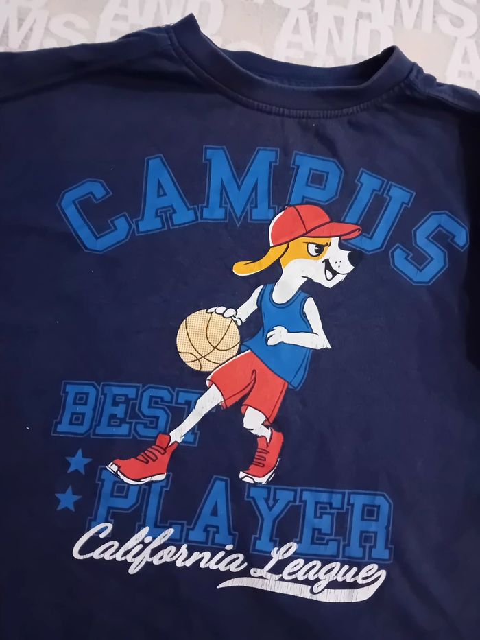 Tee-shirt "basket" en 3 ans Tissaia - photo numéro 2