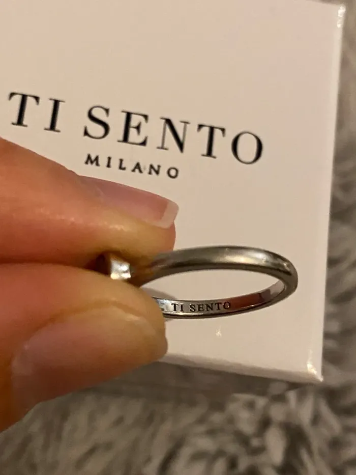Bague argent solitaire oxyde de zirconium - Ti Sento Milano - photo numéro 4